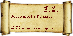Bottenstein Manuéla névjegykártya